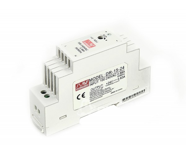 Switching Power Supply 24V / 15W (0.63A) แบบ Din-Rail ยึดรางปีกนก